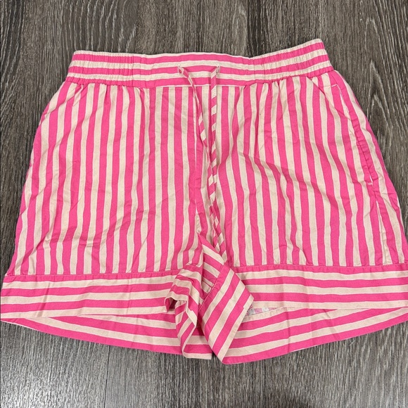 Sezane Max Shirt Pink Ecru & Norberto Short Stripe Set Short - Picture 9 of 12
